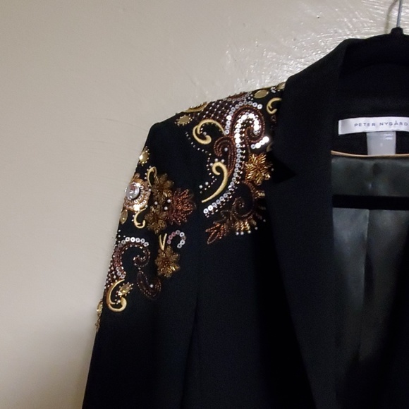PETER NYGARD JEWELED BLAZER - Picture 3 of 7